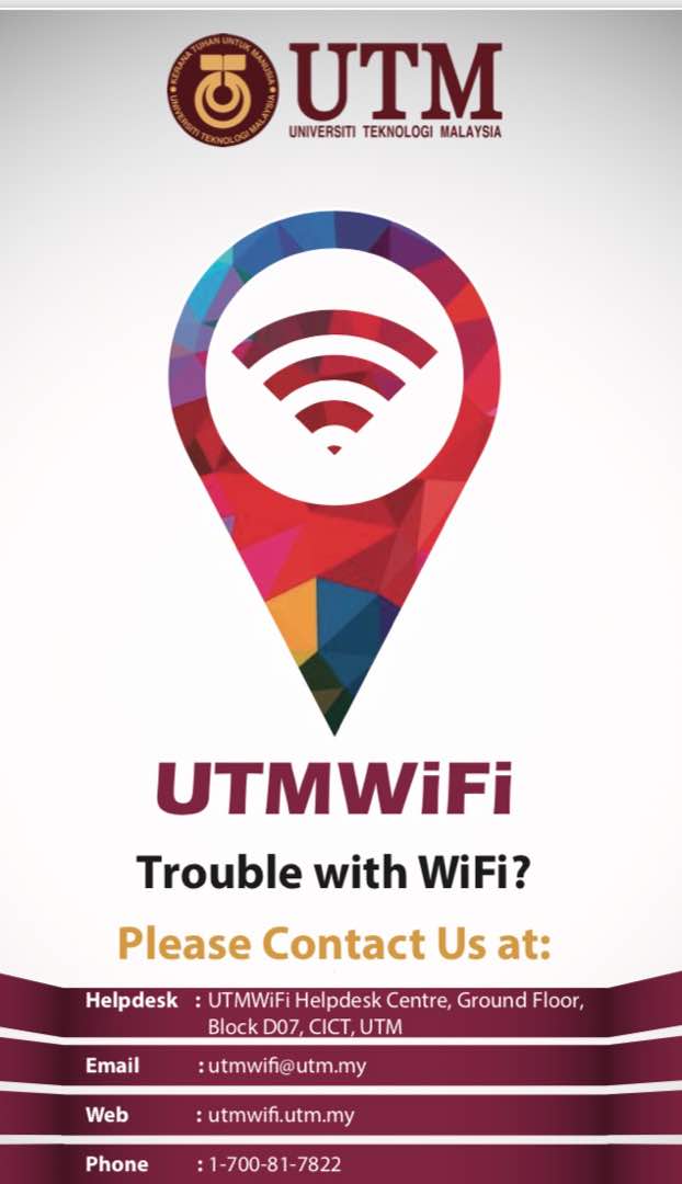 Contact Information For Utmwifi Services Department Of Digital