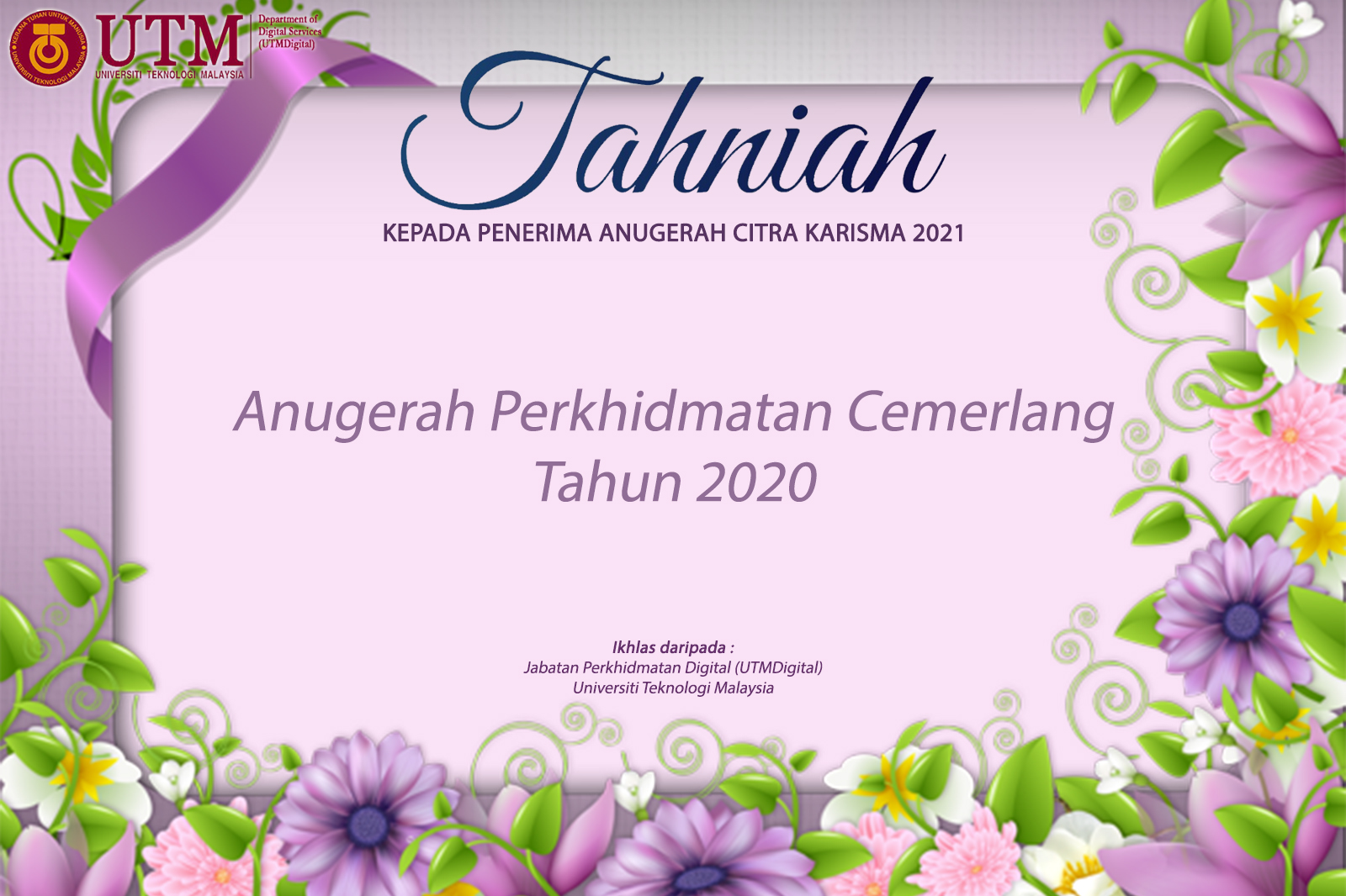 Tahniah kepada Penerima Anugerah Citra Karisma 2021!