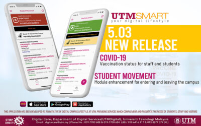 UTMSmart Versi 5.03: “Penambahbaikan Baharu”