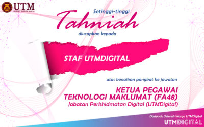 KENAIKAN PANGKAT FA48 STAF UTMDIGITAL