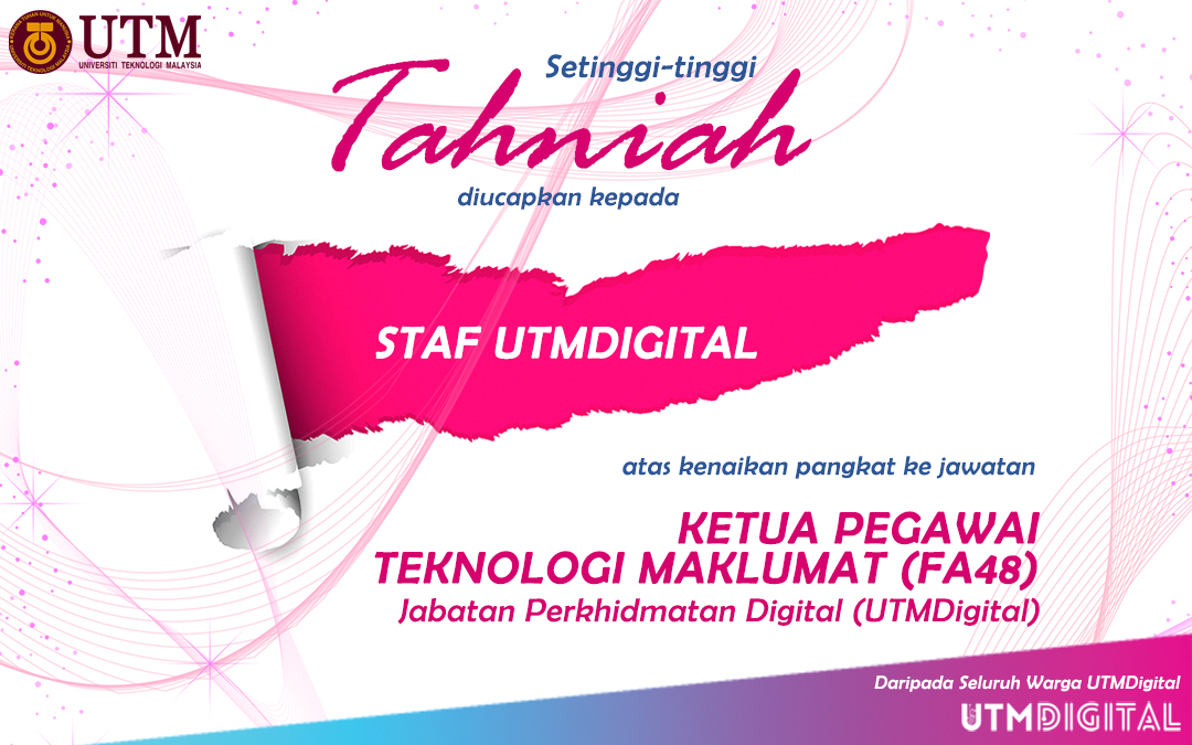 KENAIKAN PANGKAT FA48 STAF UTMDIGITAL