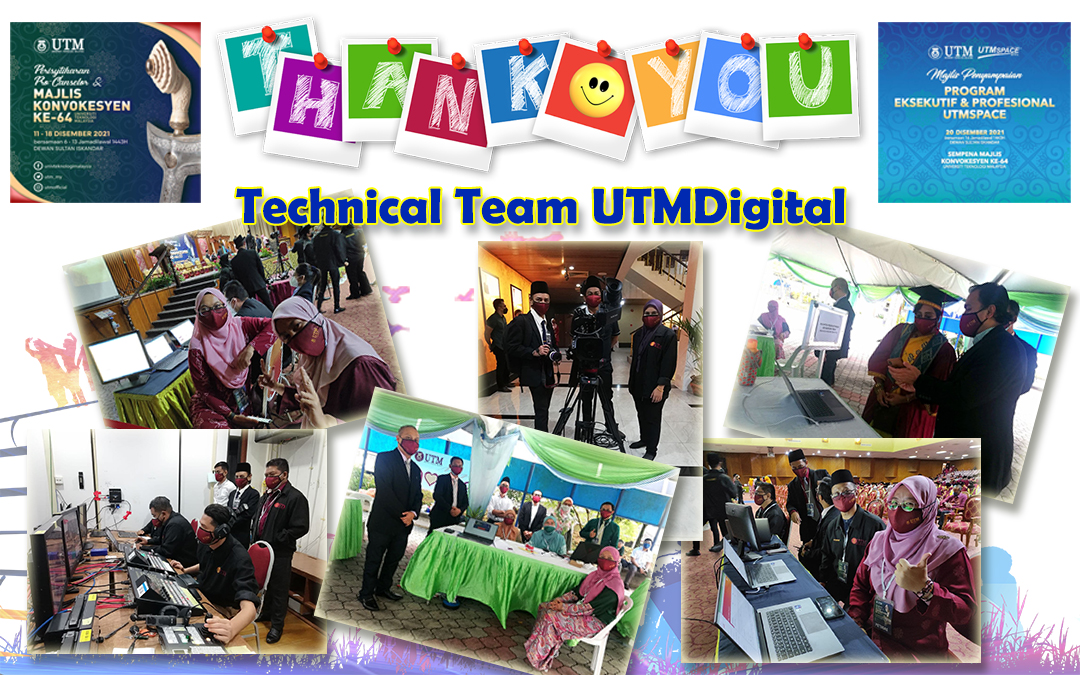 Thank You Technical Team UTMDigital!