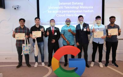 Majlis penyampaian hadiah Google Cloud Hero