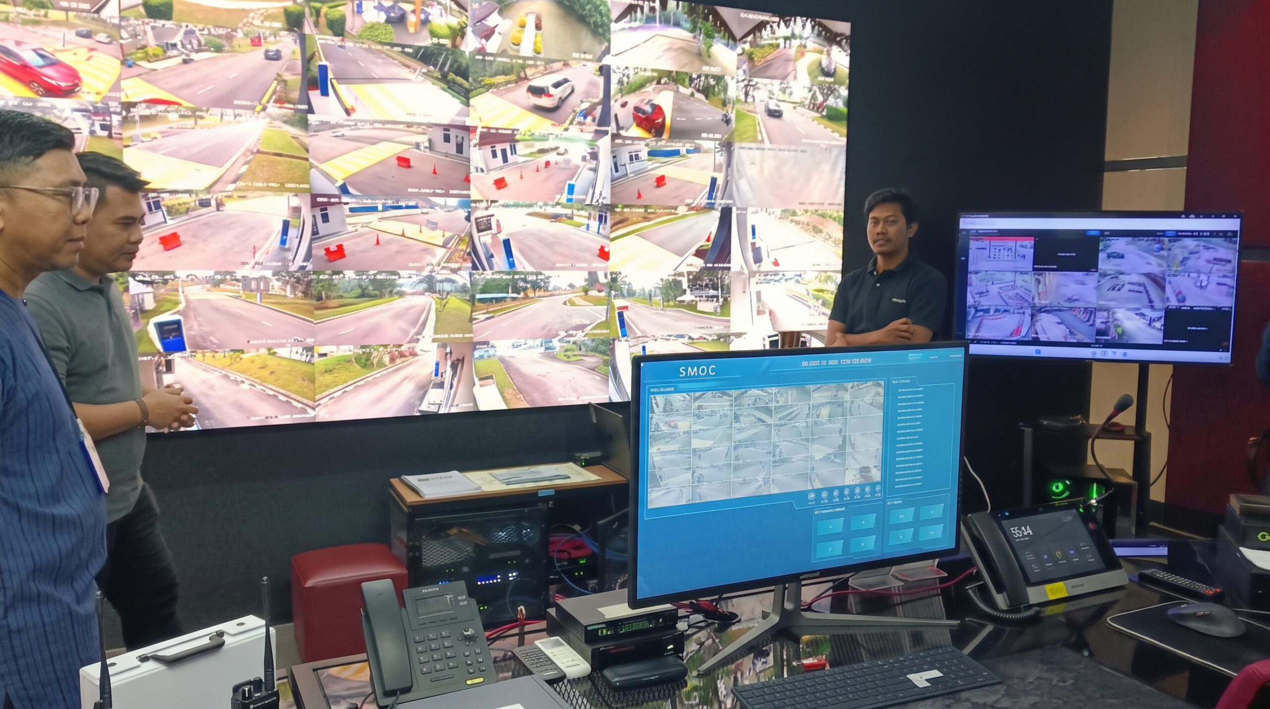 UTMDX Laksana UAT Sistem CCTV dan ANPR Bersama Bahagian Keselamatan